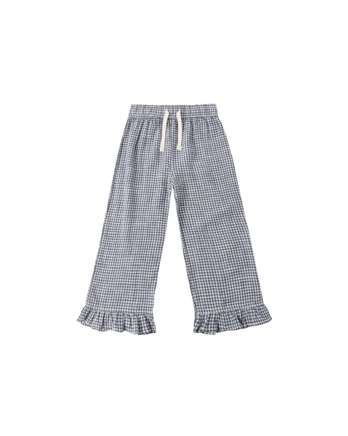 Rylee + Cru - Wide Leg Pant - Marine Gingham
