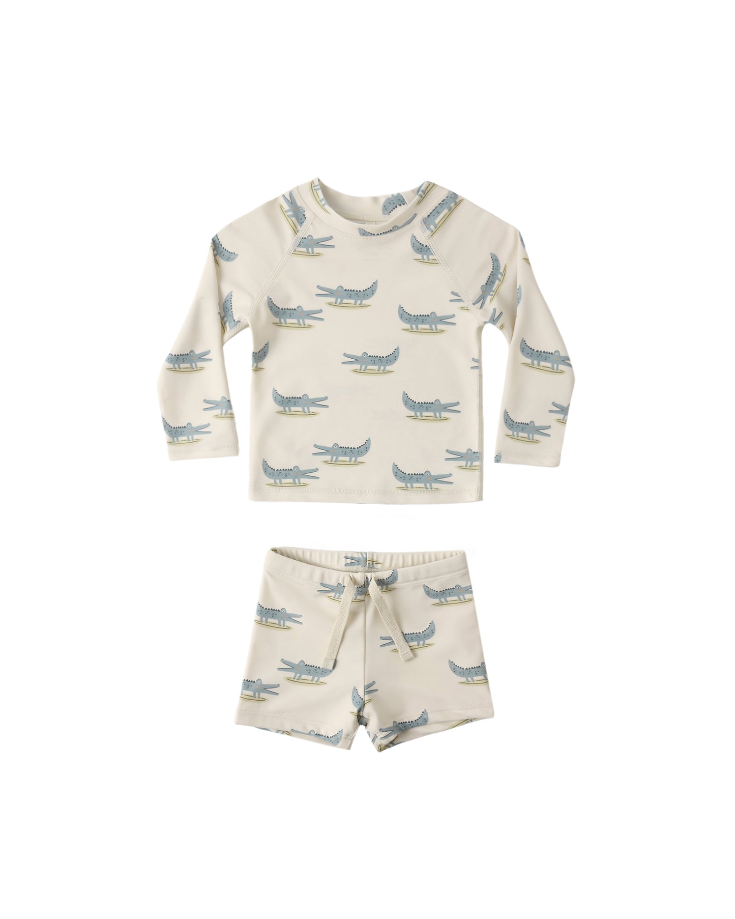 Rylee + Cru - Boys Rashguard Set - Alligators