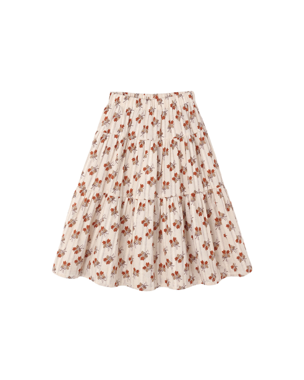 Rylee + Cru - Tiered Midi Skirt - Bouquet
