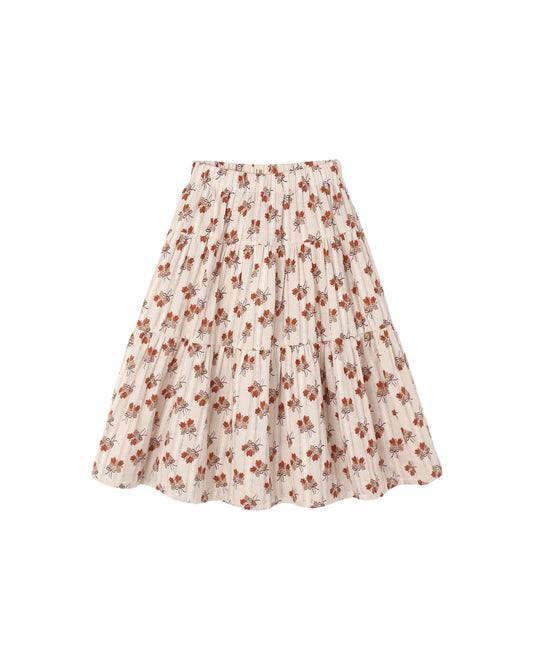 Rylee + Cru - Tiered Midi Skirt - Bouquet
