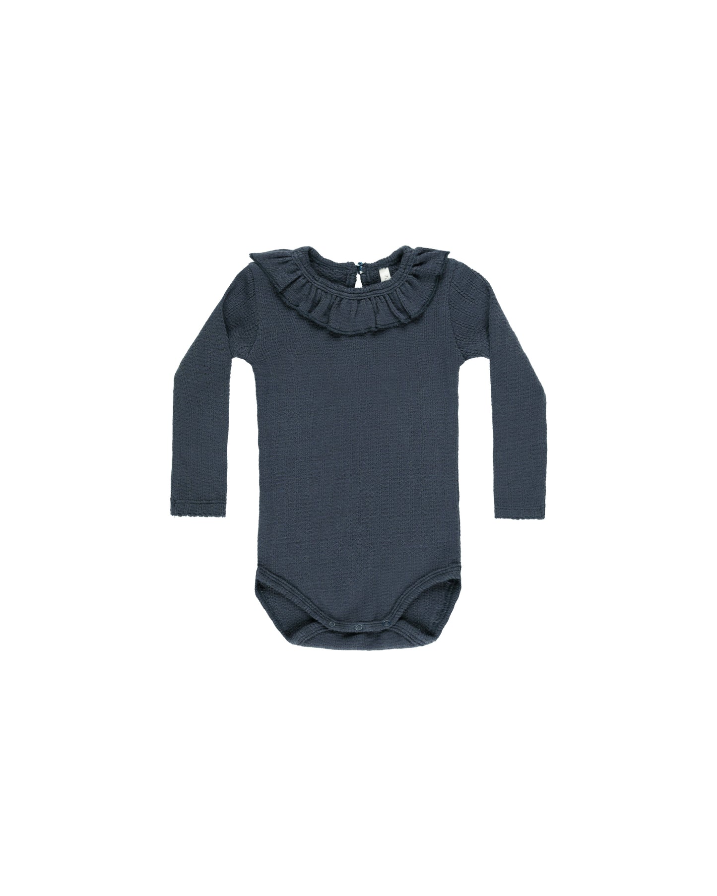 Rylee + Cru - Ruffle Collar Bodysuit - Indigo