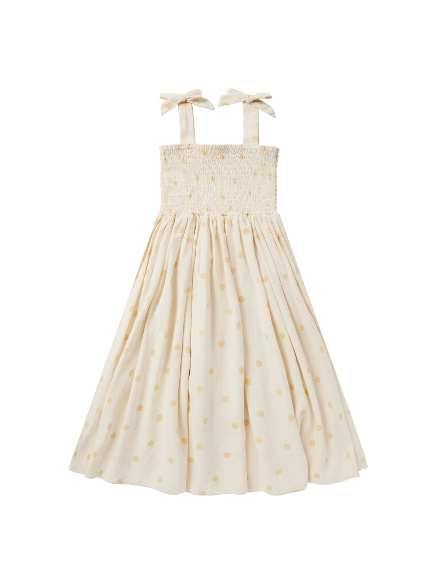 Rylee + Cru - Ivy Dress - Yellow Polka Dot