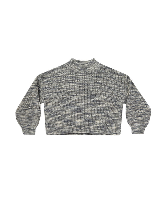 Rylee + Cru - Knit Sweater - Heathered Slate