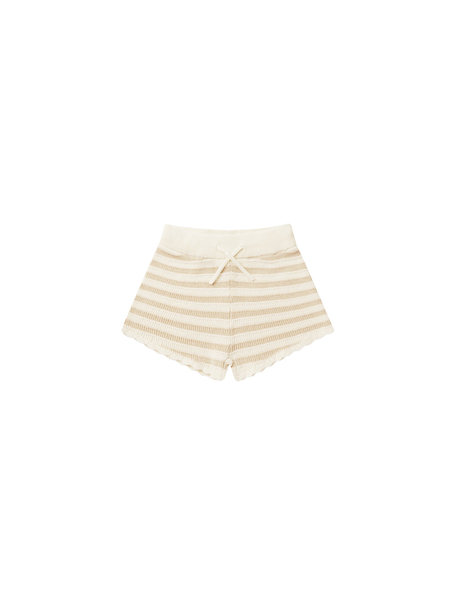 Rylee + Cru - Knit Shorts - Sand Stripe