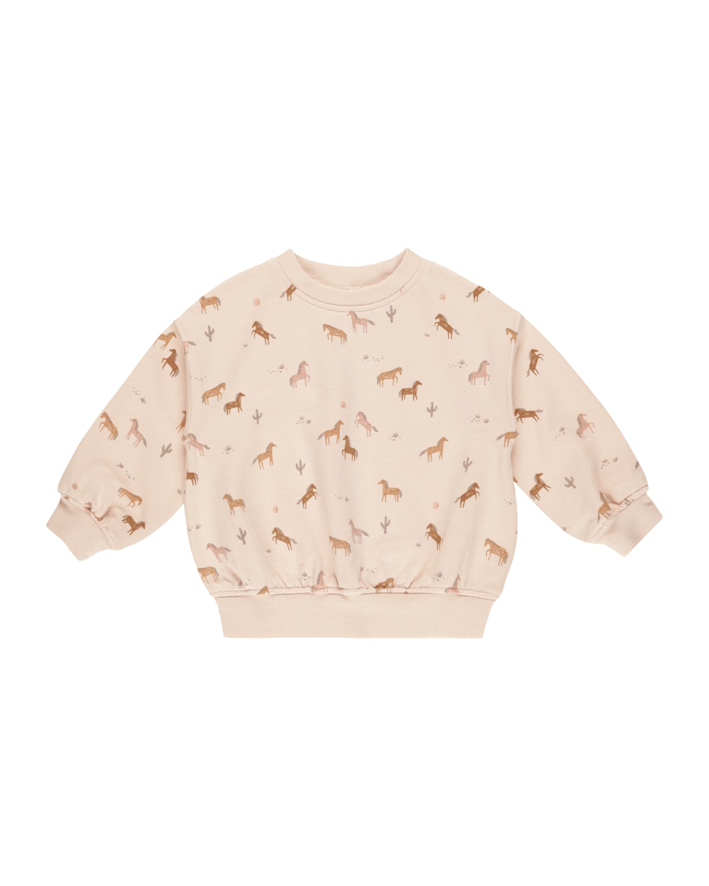 Rylee + Cru - Relaxed Sweatshirt - Horses