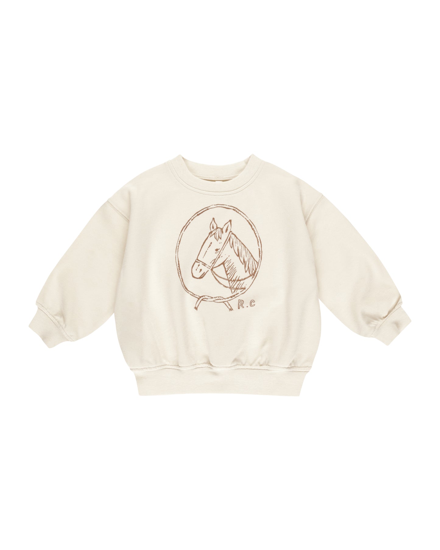 Rylee + Cru - Relaxed Sweatshirt - Horse