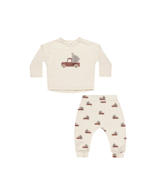 Rylee + Cru - Long Sleeve Tee + Pant Set - Trucks