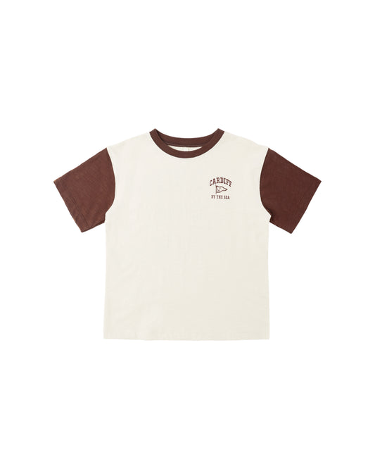 Rylee + Cru - Contrast Short Sleeve Tee - Cardiff By The Sea