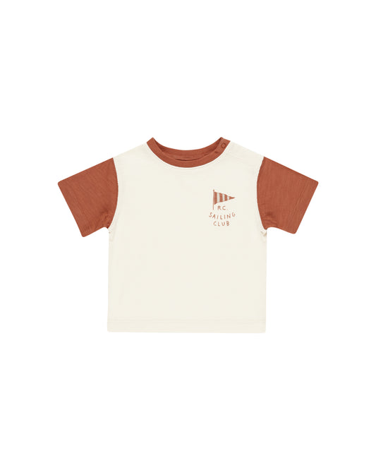 Rylee + Cru - Contrast Short Sleeve Tee - Sailing Club