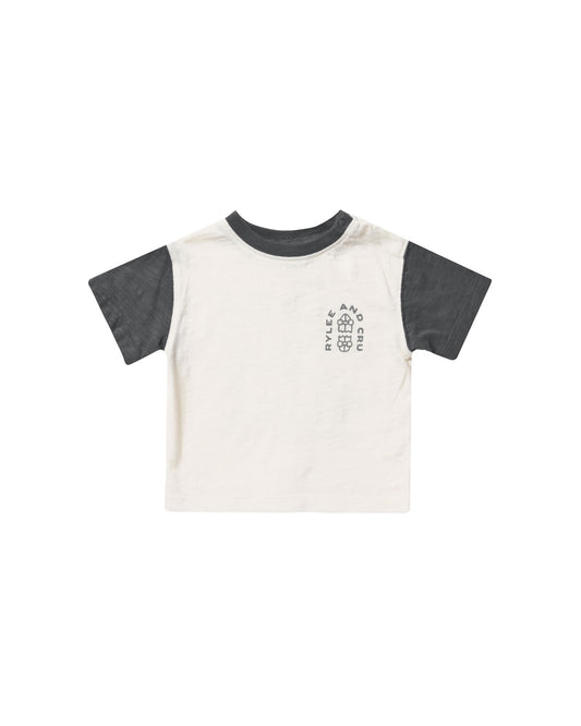 Rylee + Cru - Contrast Short Sleeve Tee - Chill Out