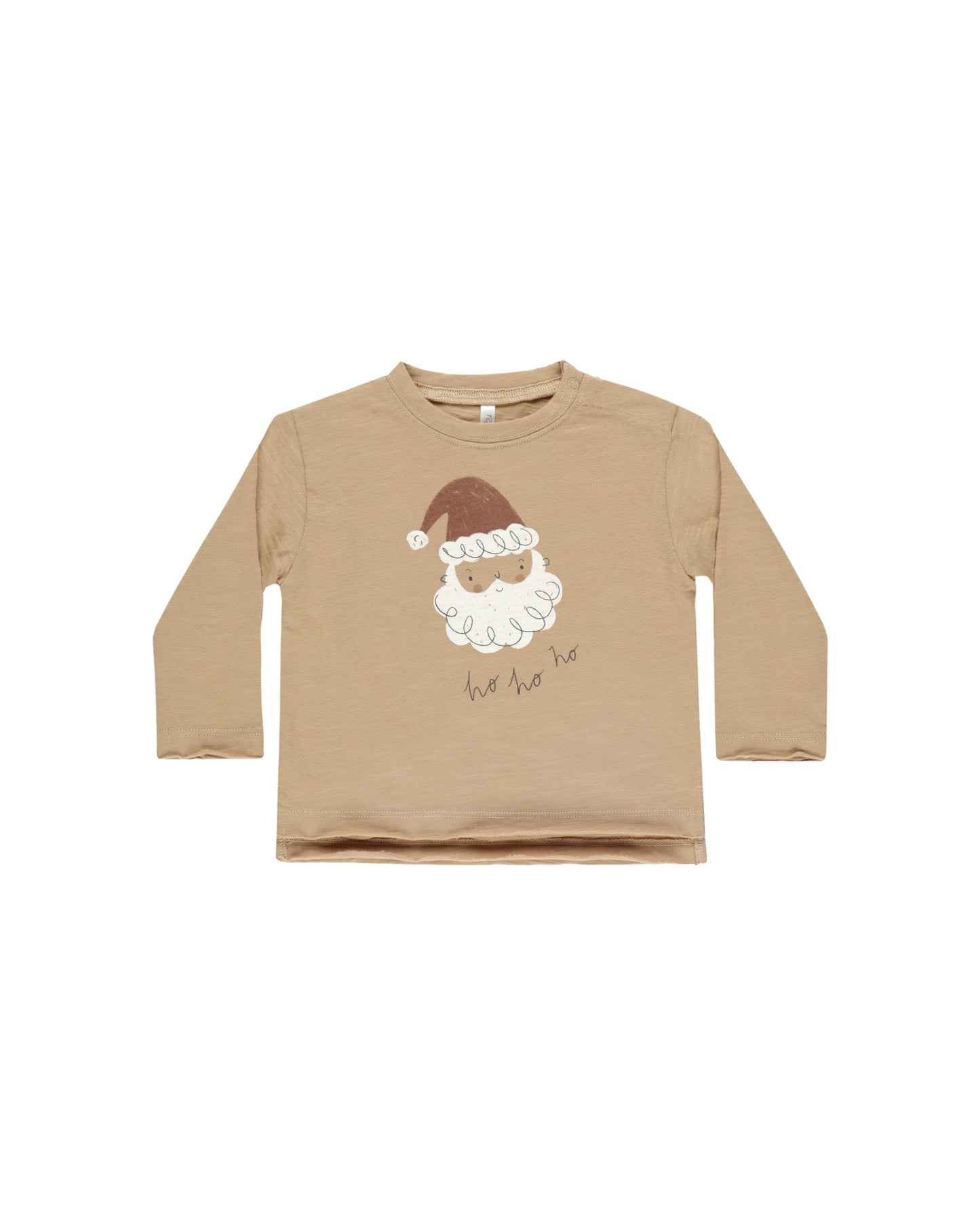 Rylee + Cru - Raw Edge Long Sleeve Tee - Santa