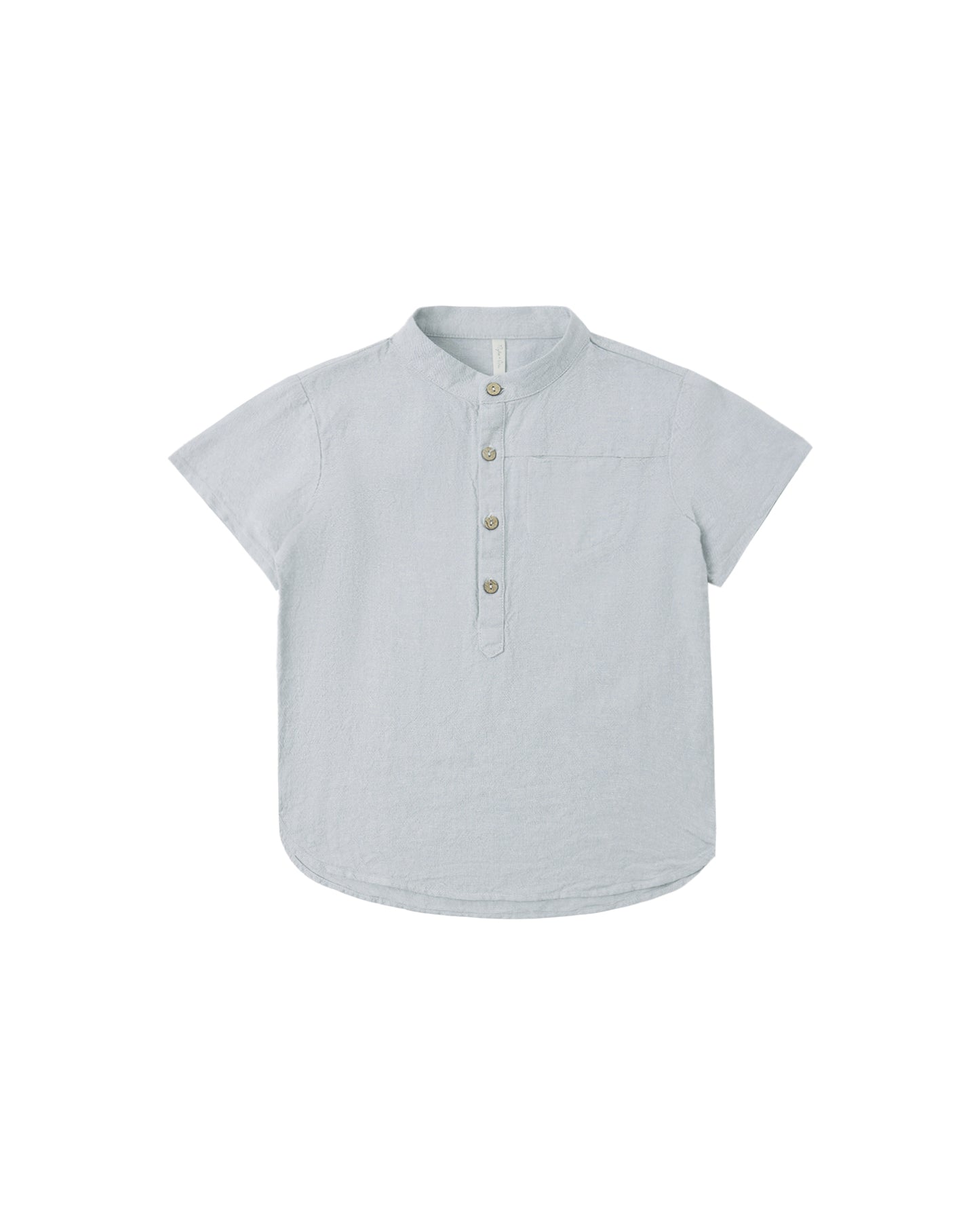 Rylee + Cru - Mason Shirt - Heathered Light Blue