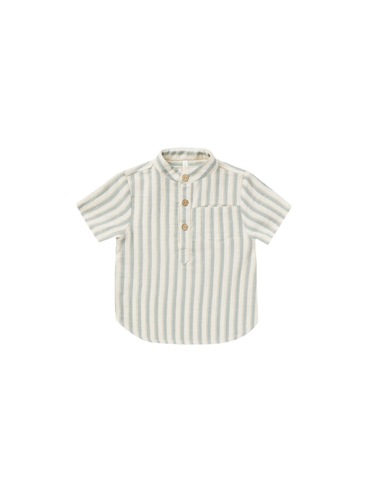 Rylee + Cru - Mason Shirt - Ocean Stripe