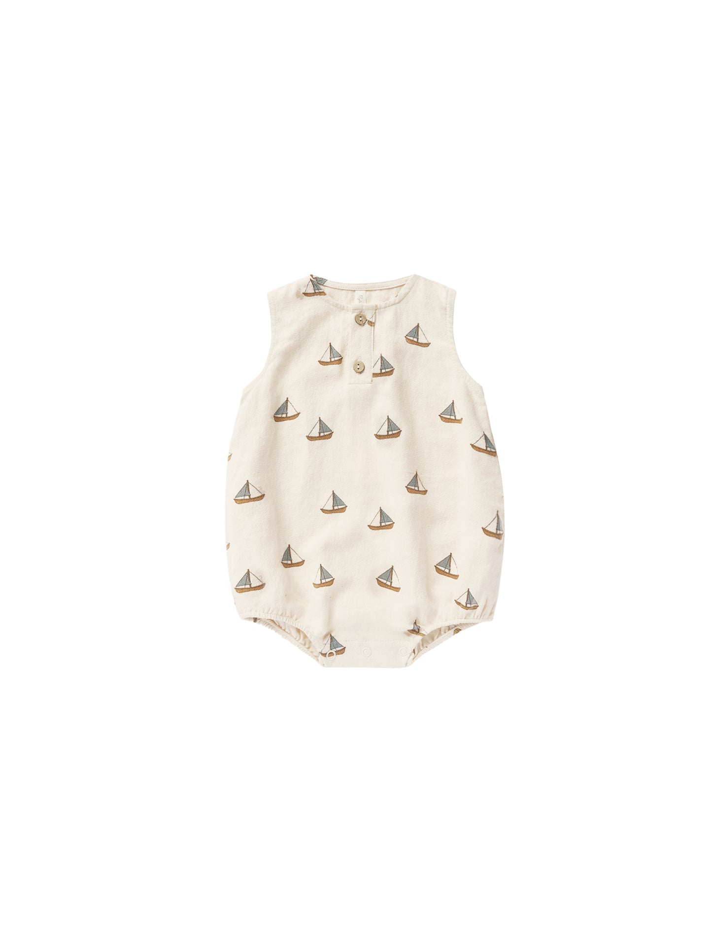 Rylee + Cru - Beau Romper - Sailboats