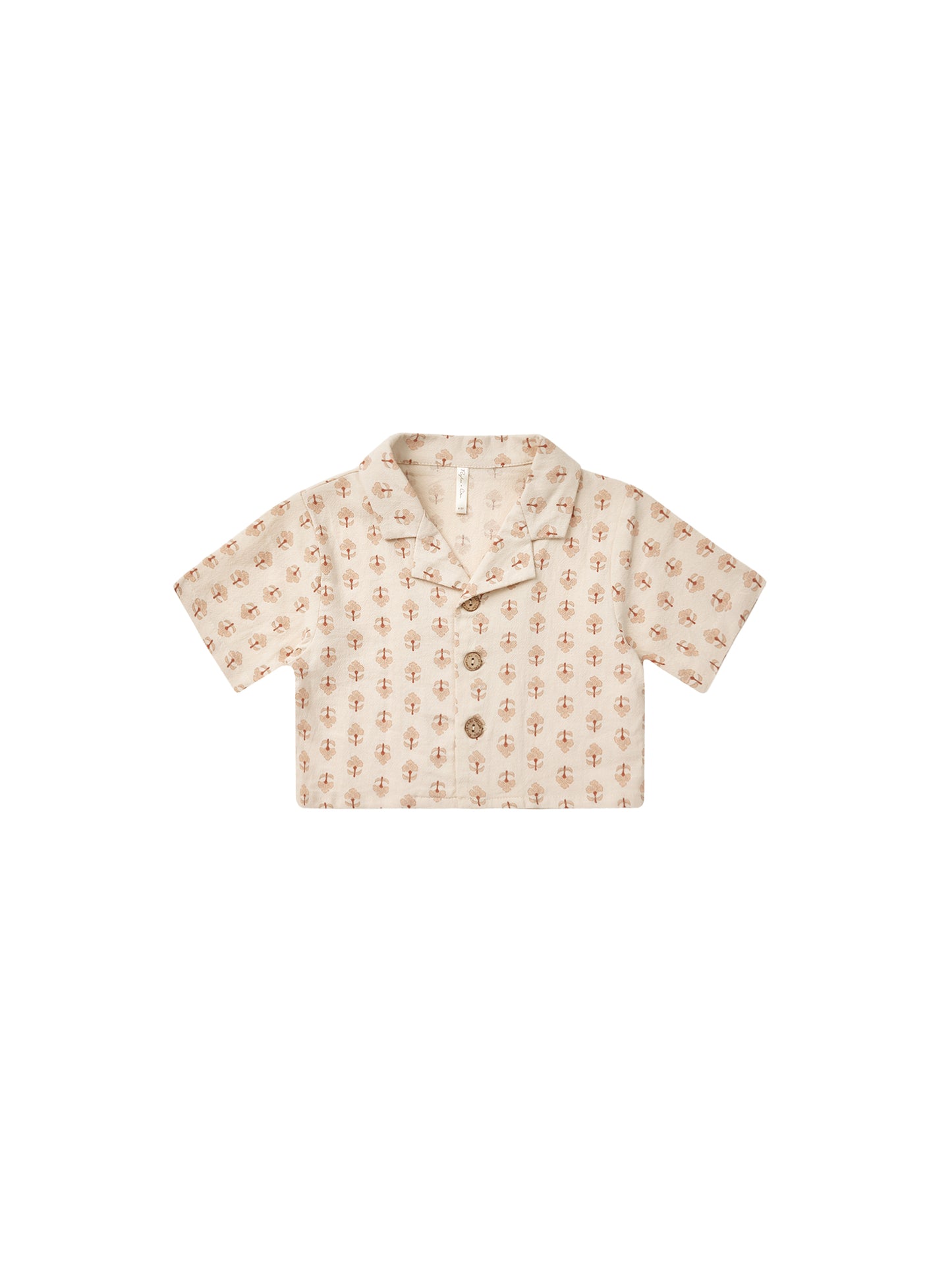 Rylee + Cru - Cropped Collared Shirt - Motif