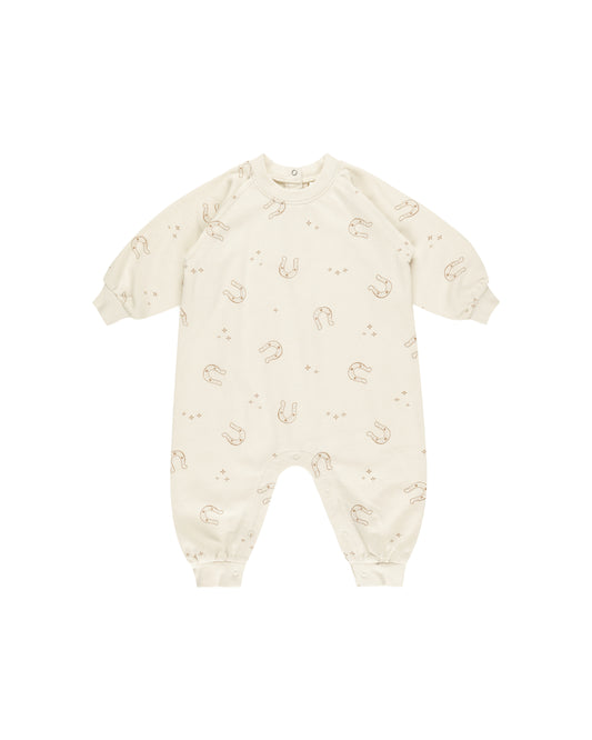 Rylee + Cru - Raglan Jumpsuit - Horseshoes