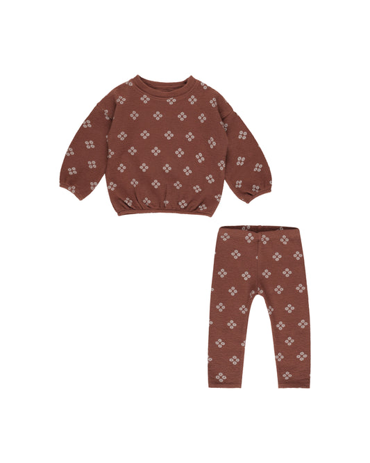 Rylee + Cru - Spongey Knit Set - Posy