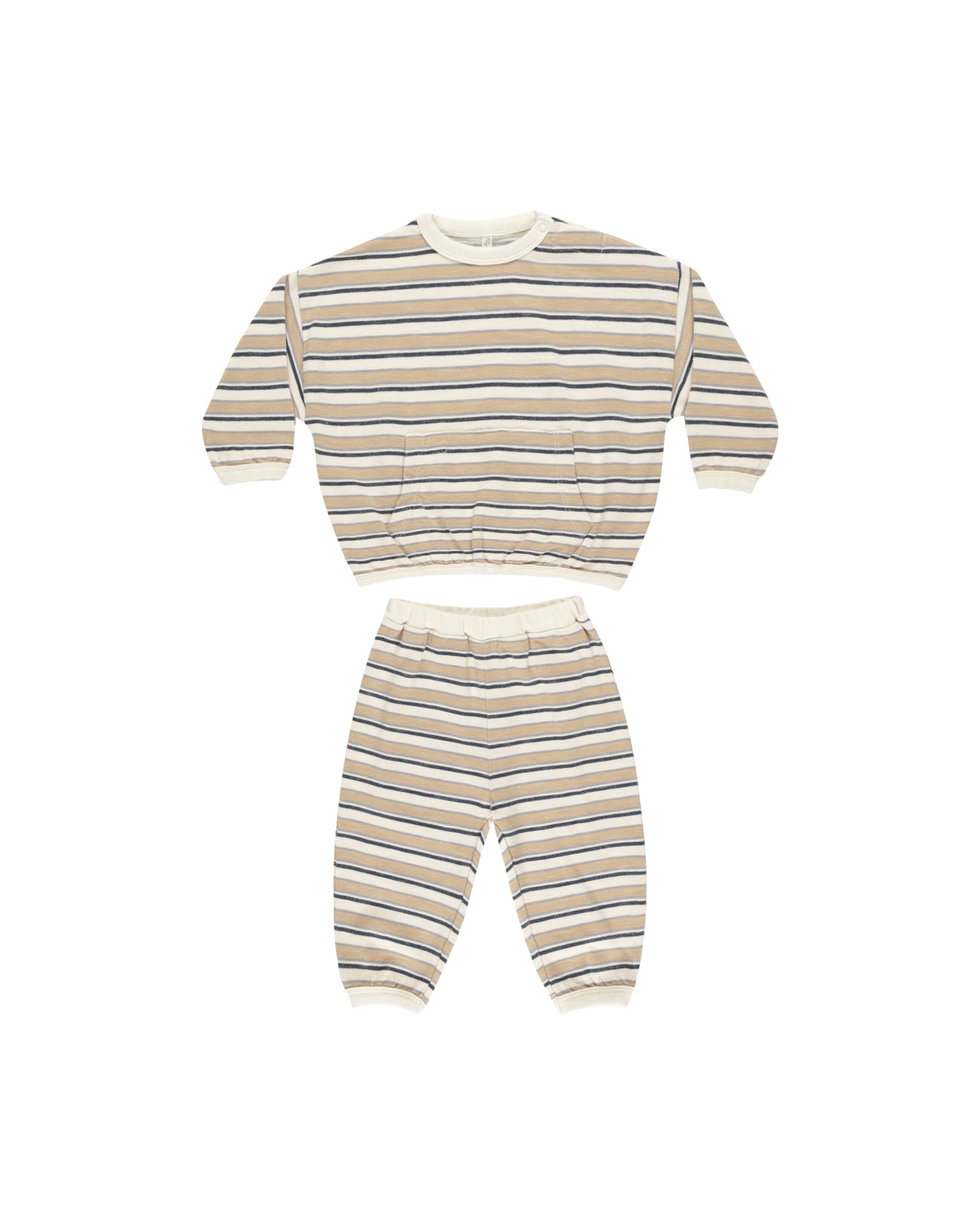 Rylee + Cru - Relaxed Set - Blue Vintage Stripe