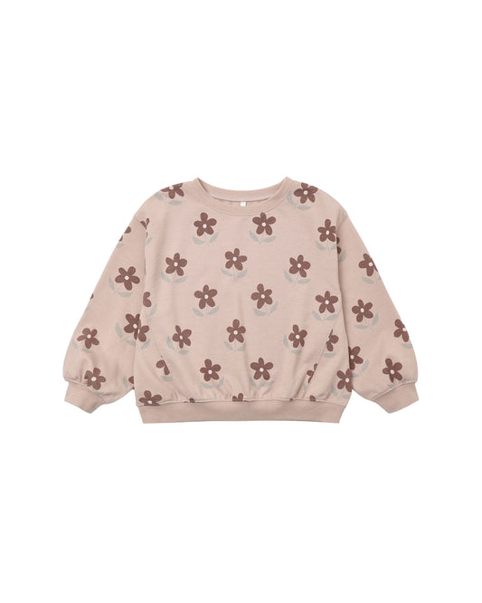Rylee + Cru - Oversized Sweatshirt - Daisy