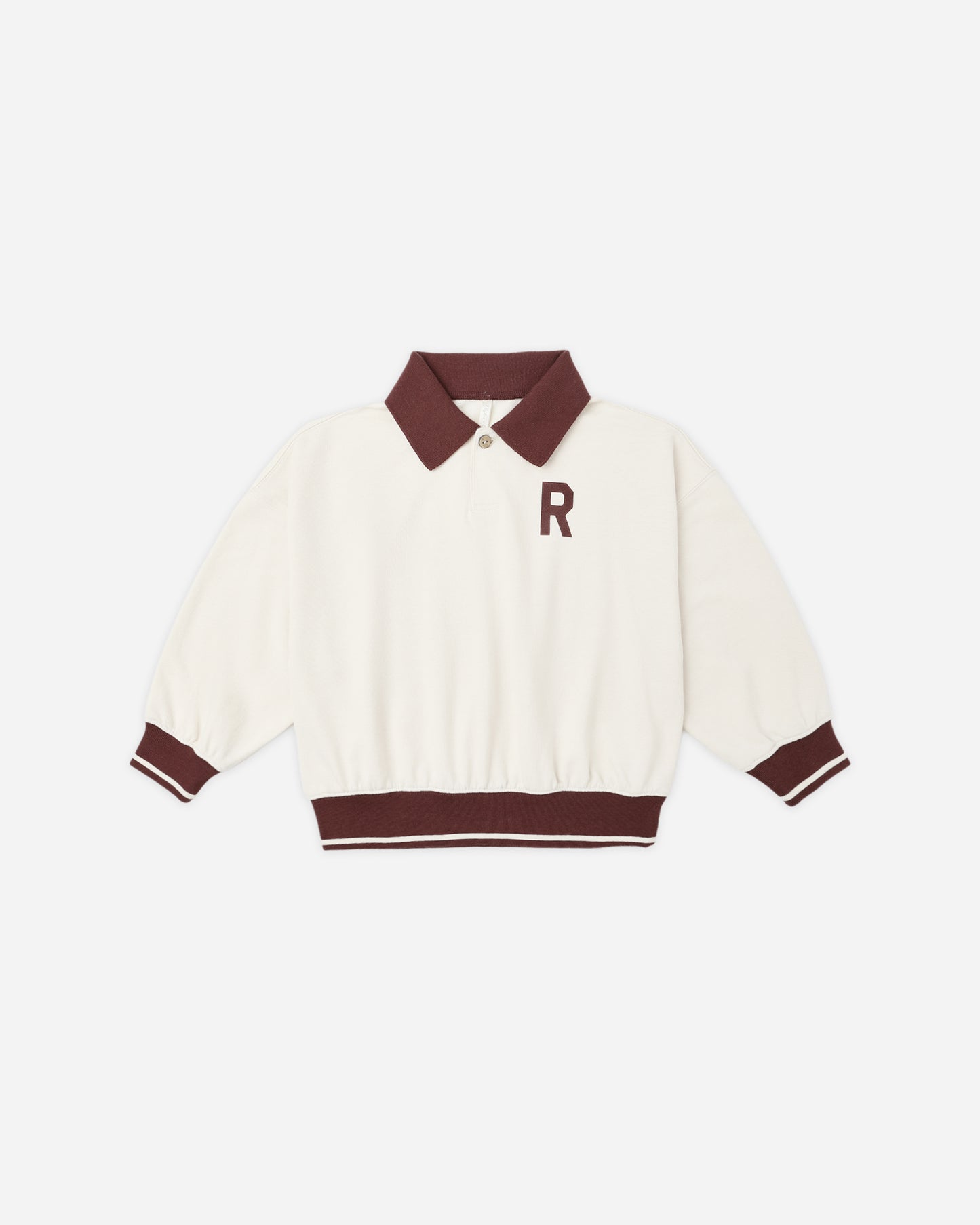 Rylee + Cru - Collared Sweatshirt - Natural