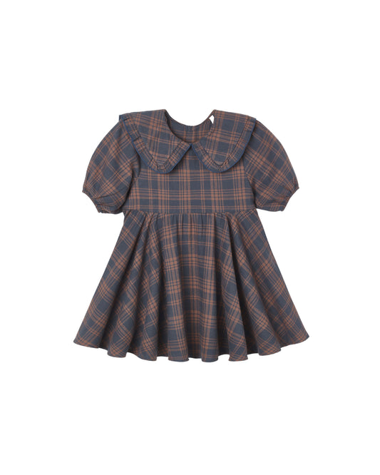 Rylee + Cru - Camille Dress - Midnight Plaid