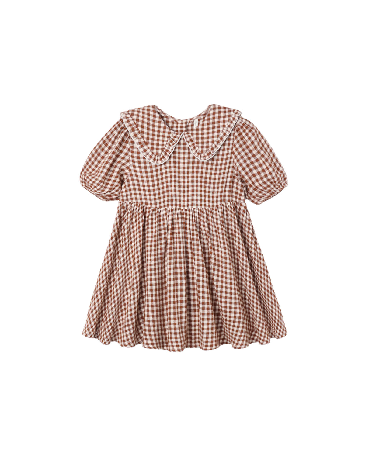 Rylee + Cru - Camille Dress - Brick Check