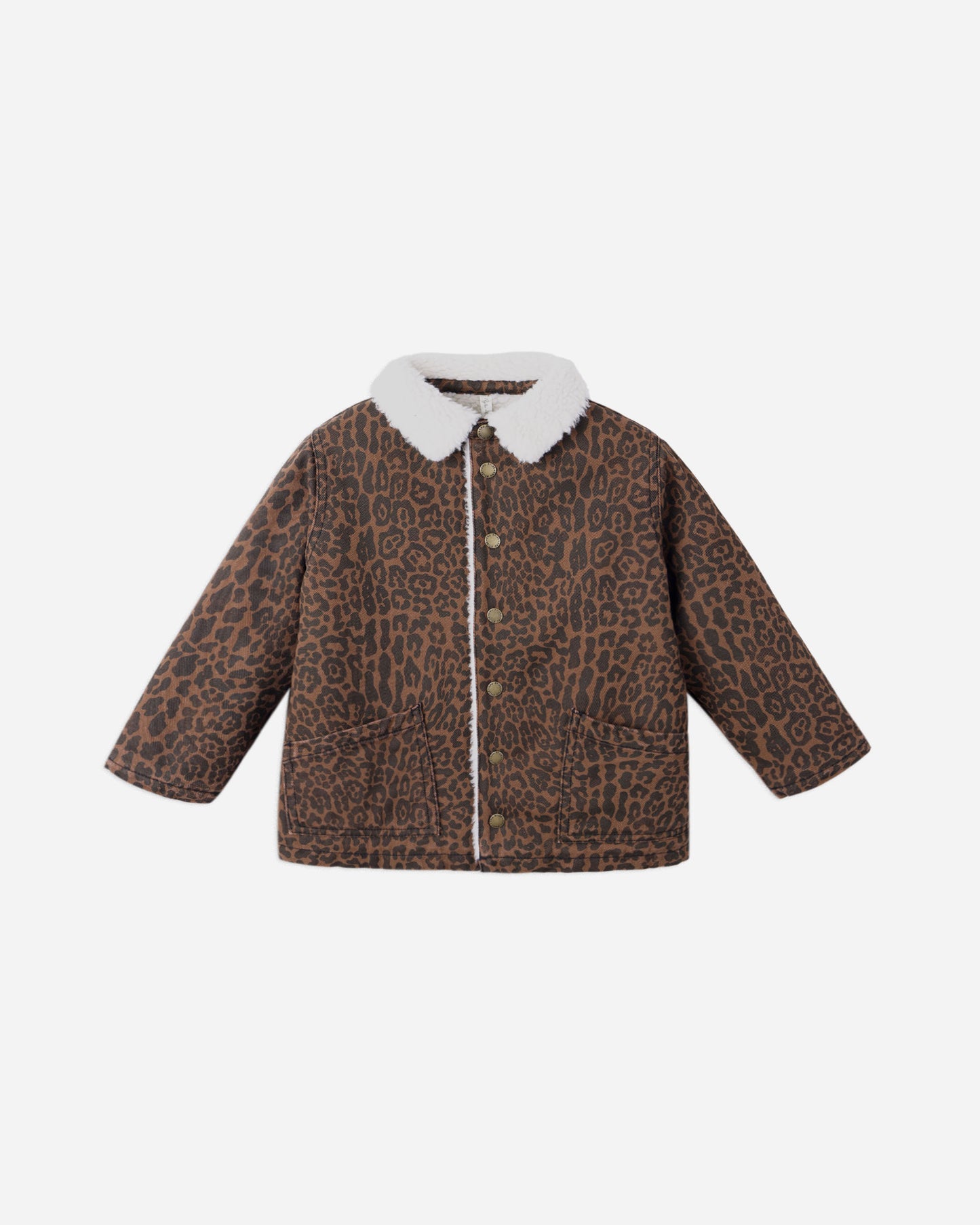 Rylee + Cru - Long Chore Coat - Leopard