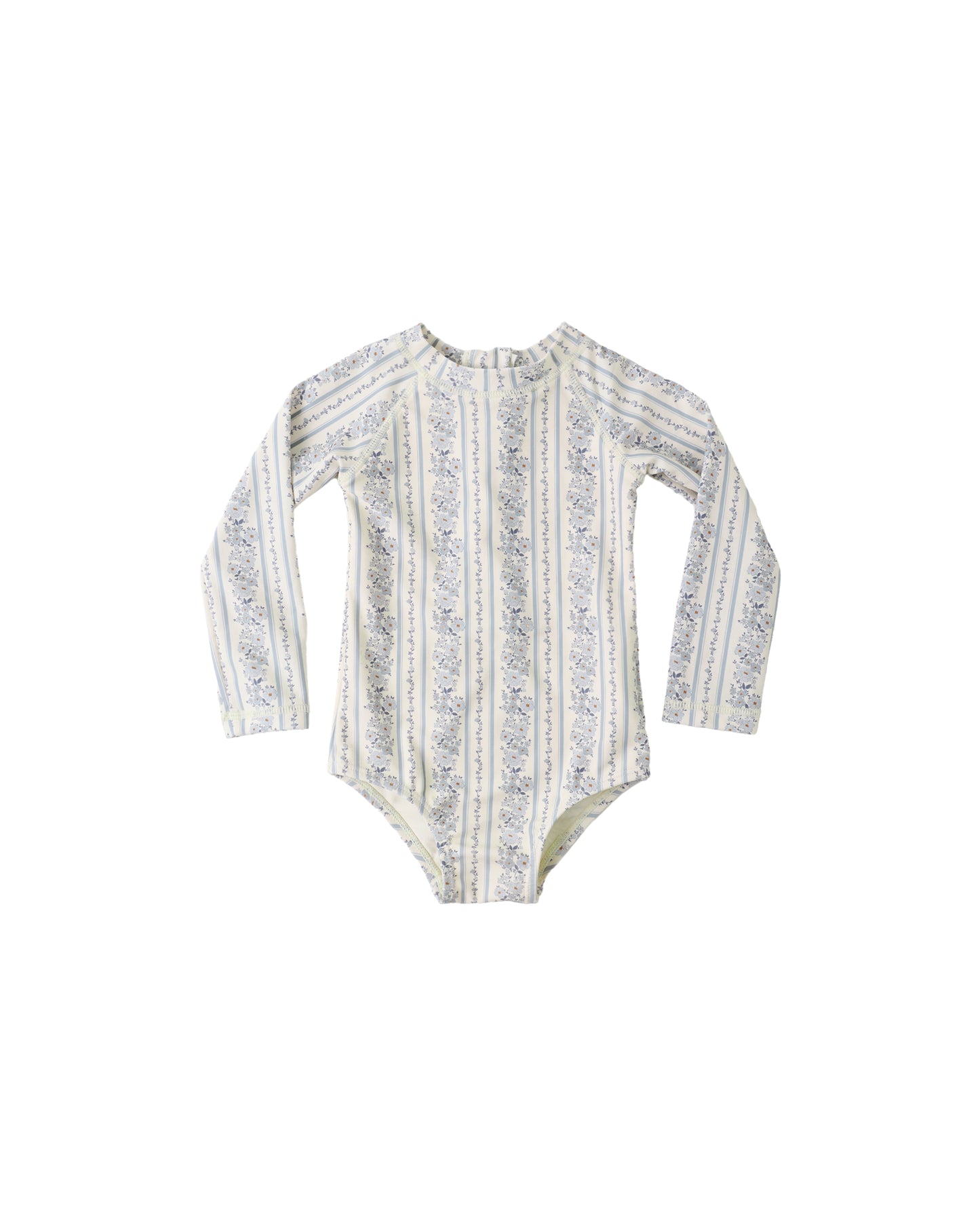 Rylee + Cru - Delphine Rashguard One-Piece - Blue Floral
