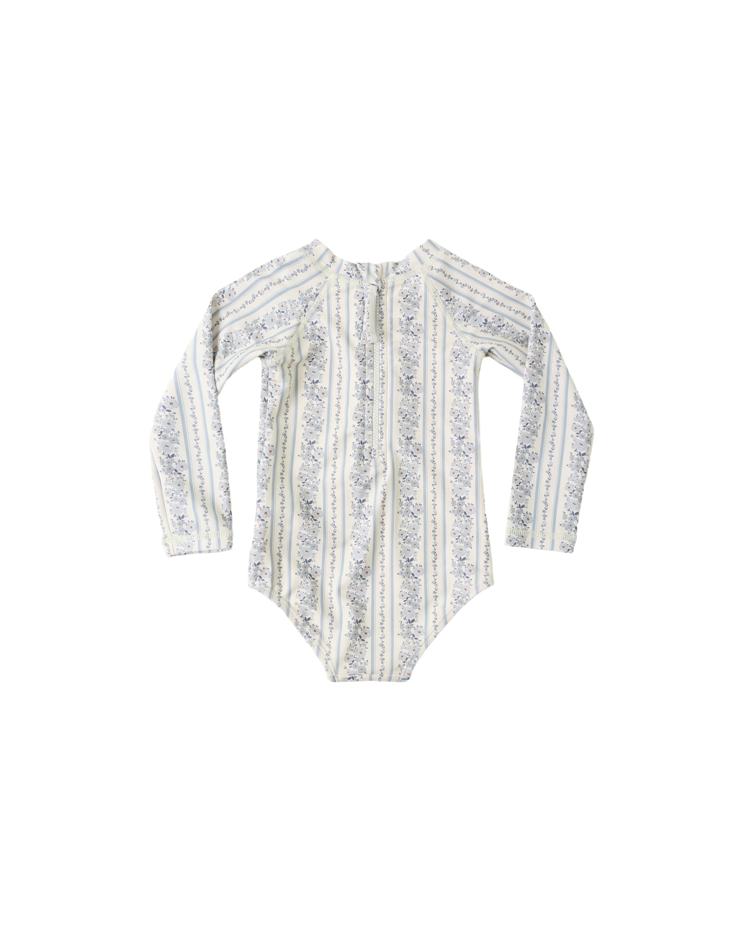 Rylee + Cru - Delphine Rashguard One-Piece - Blue Floral