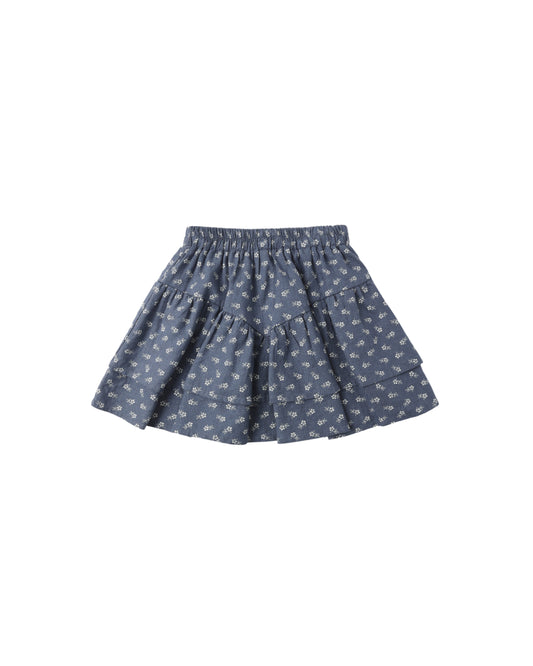 Rylee + Cru - Tiered Mini Skirt - Ditsy