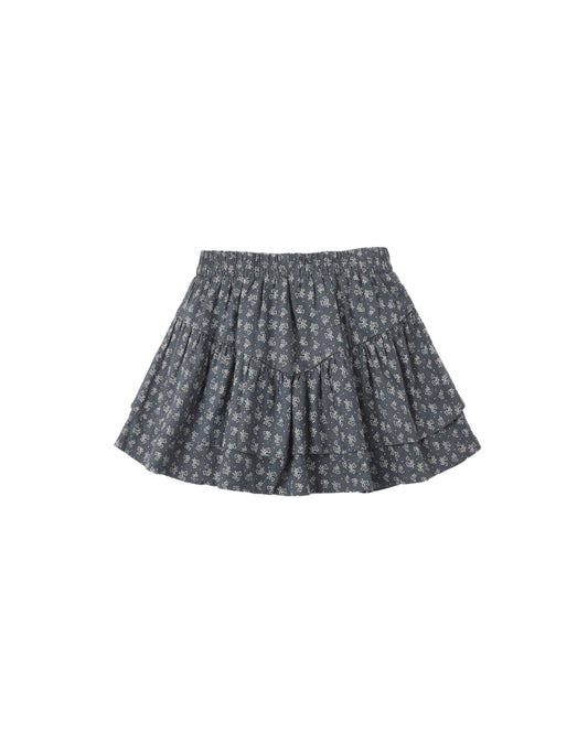 Rylee + Cru - Tiered Mini Skirt - Heart Ditsy