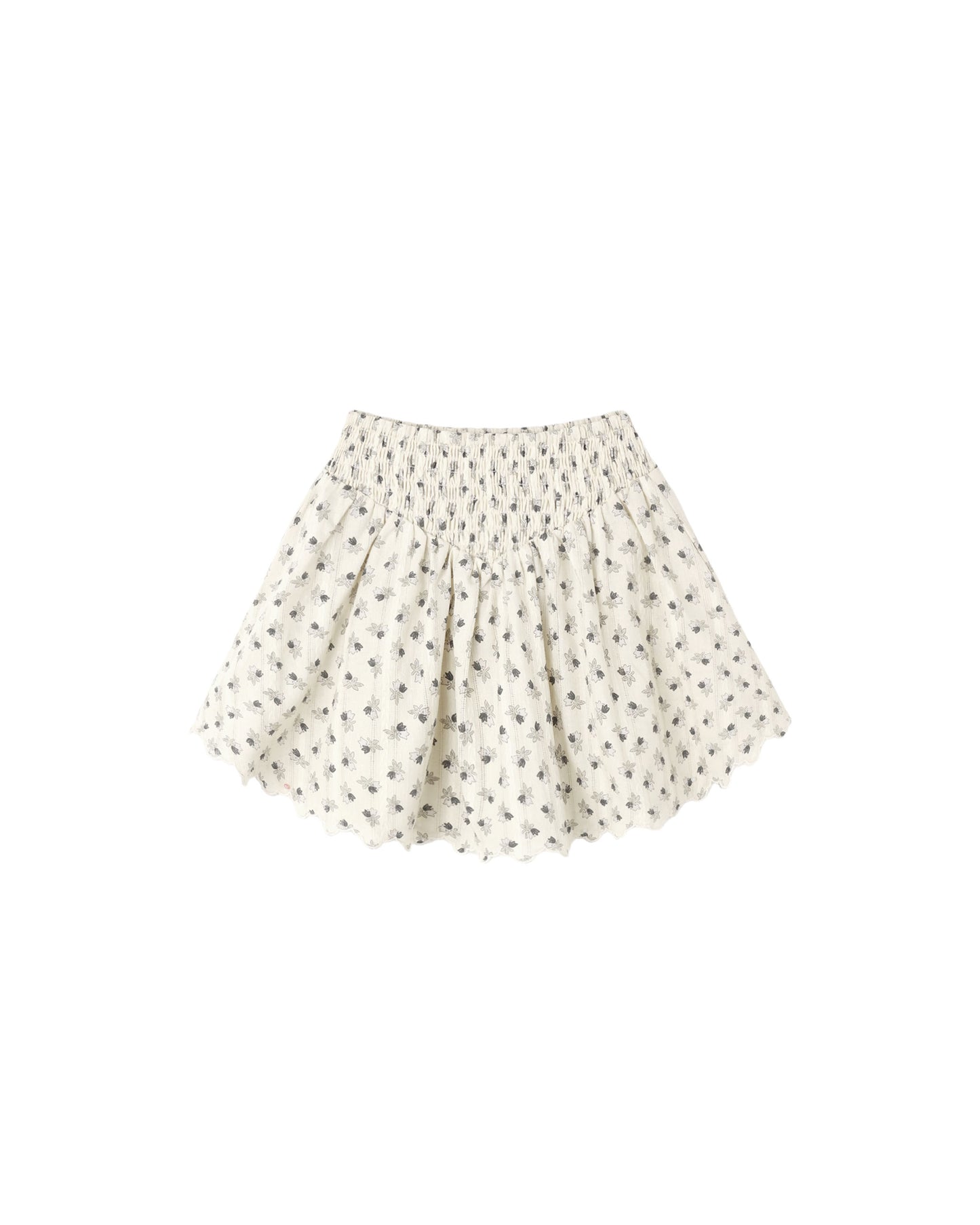 Rylee + Cru - Smocked V Mini Skirt - Vintage Fleur