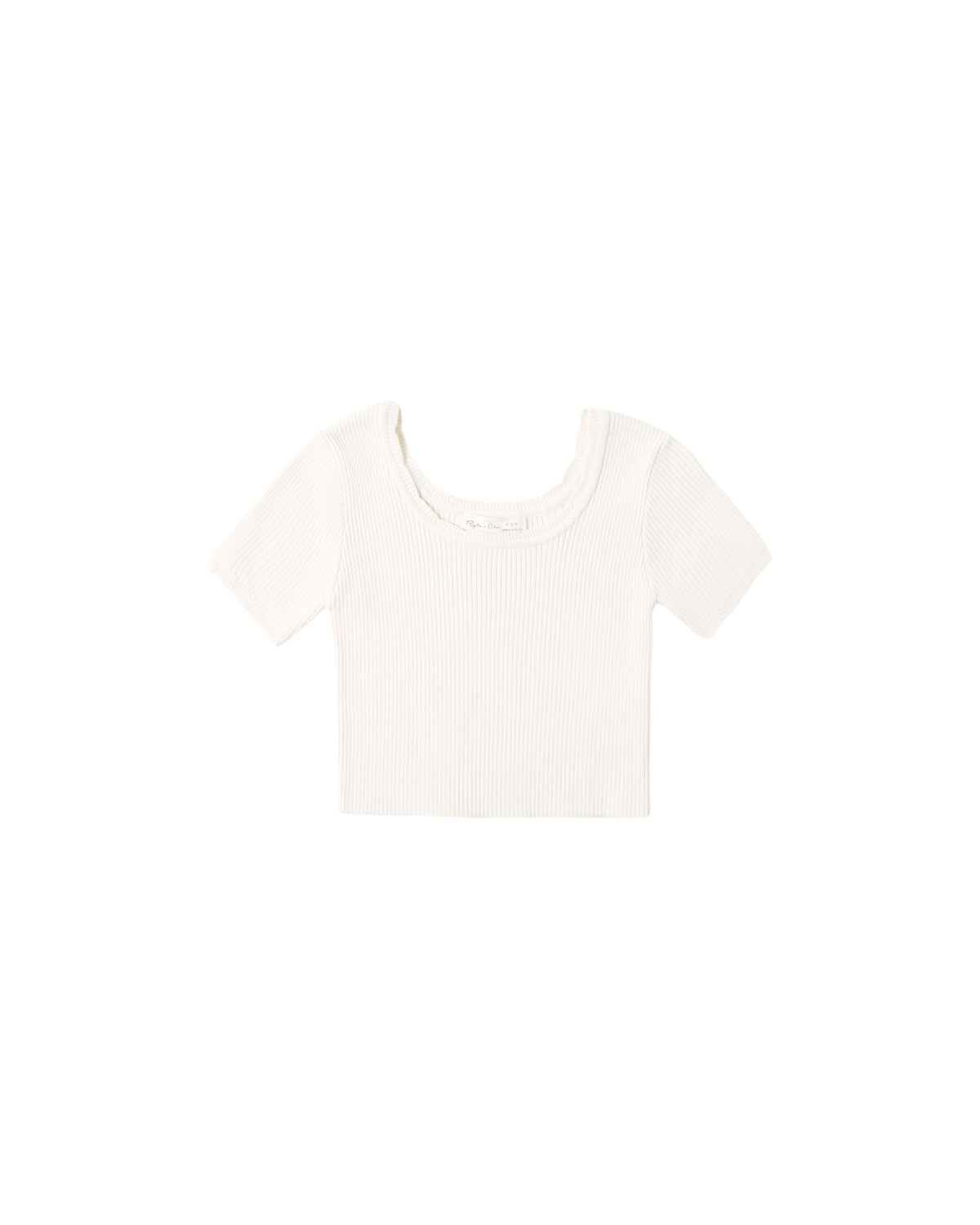 Rylee + Cru - Scallop Tee - Natural