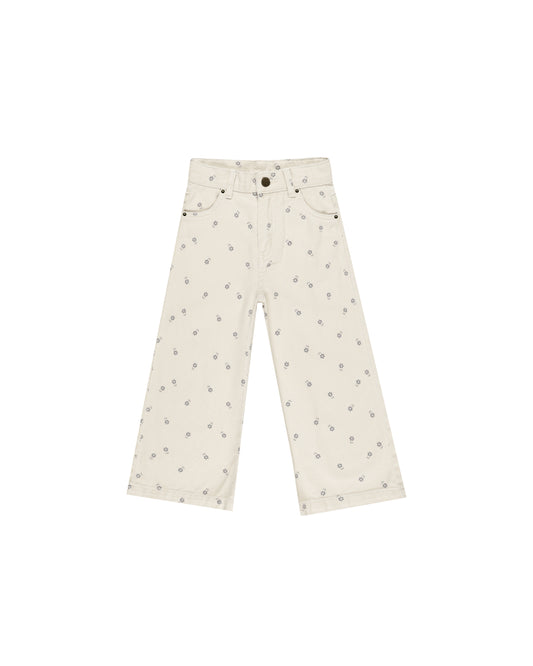 Rylee + Cru - Straight Leg Pant - Blue Daisy