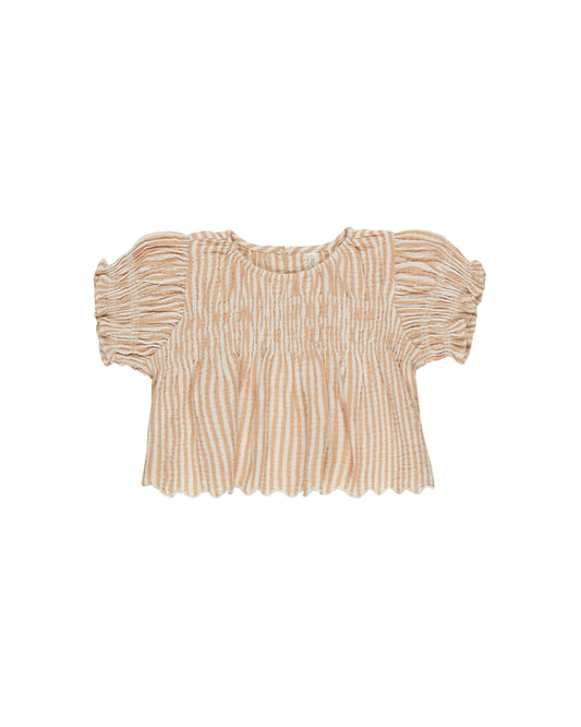 Rylee + Cru - Colette Top - Grapefruit Stripe