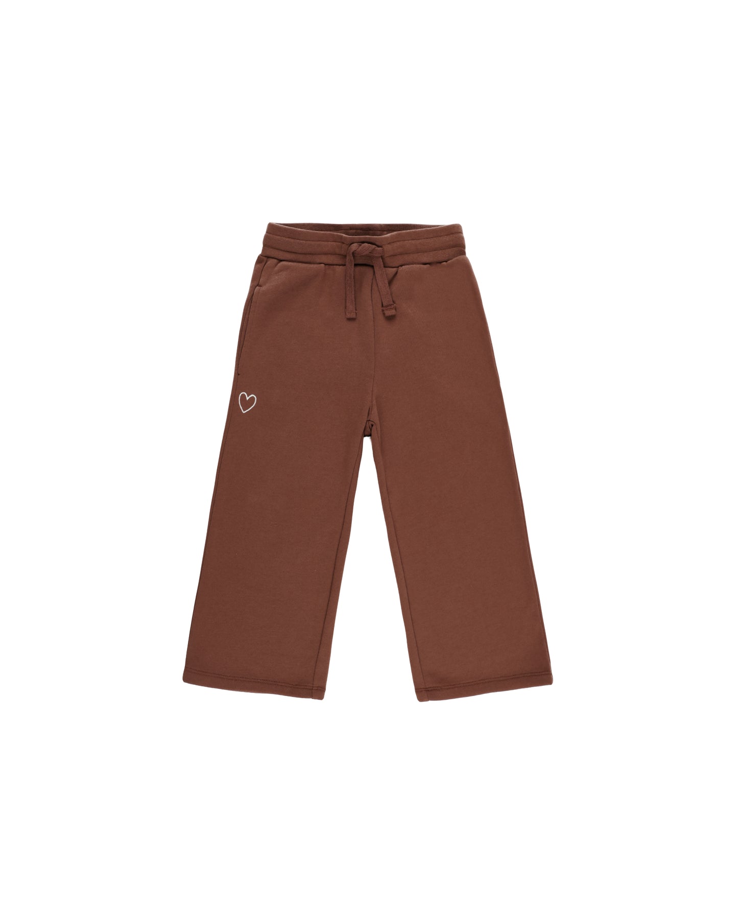 Rylee + Cru - Wide Leg Sweatpant - Brick