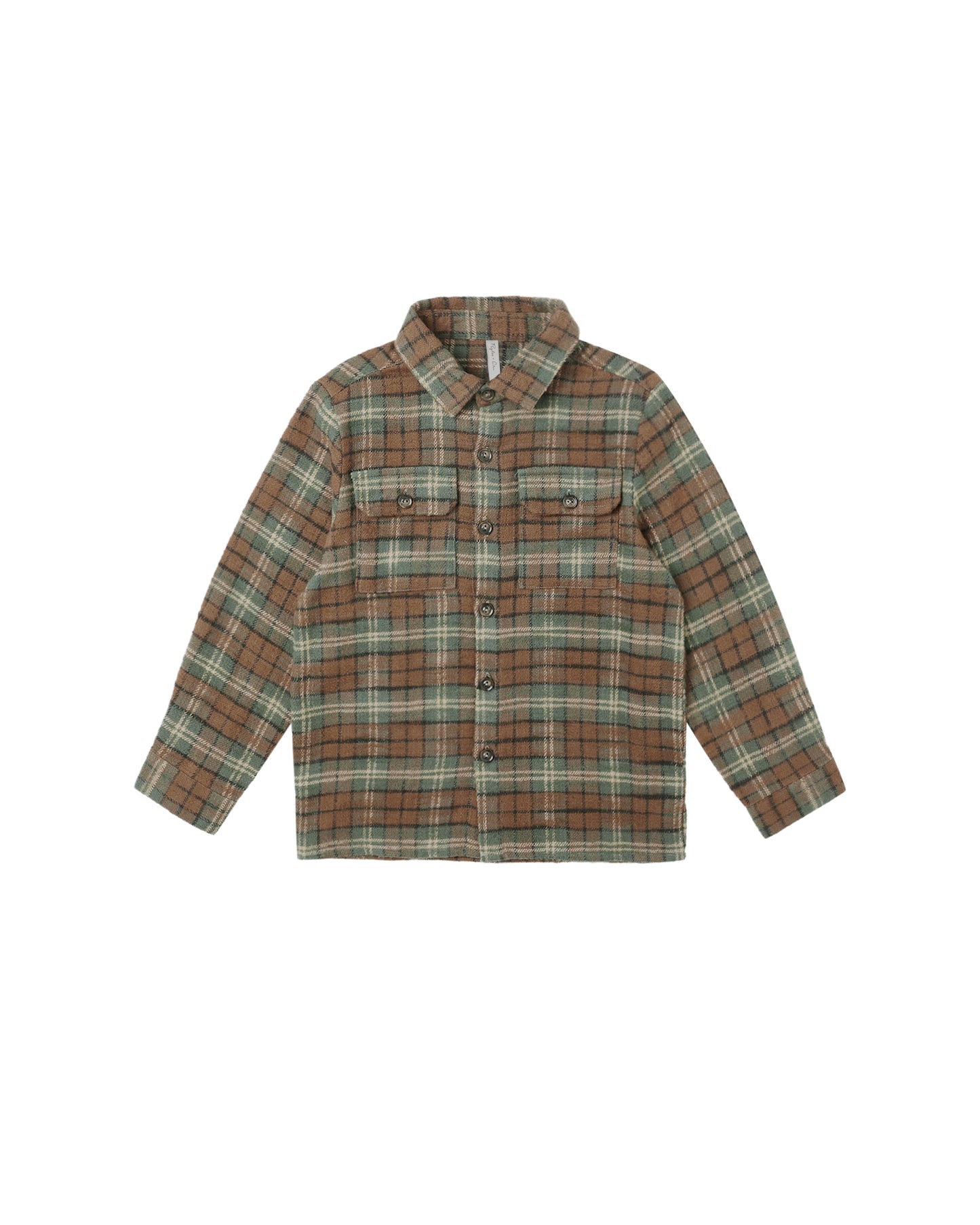Rylee + Cru - Pocketed Flannel Shirt - Holiday Plaid