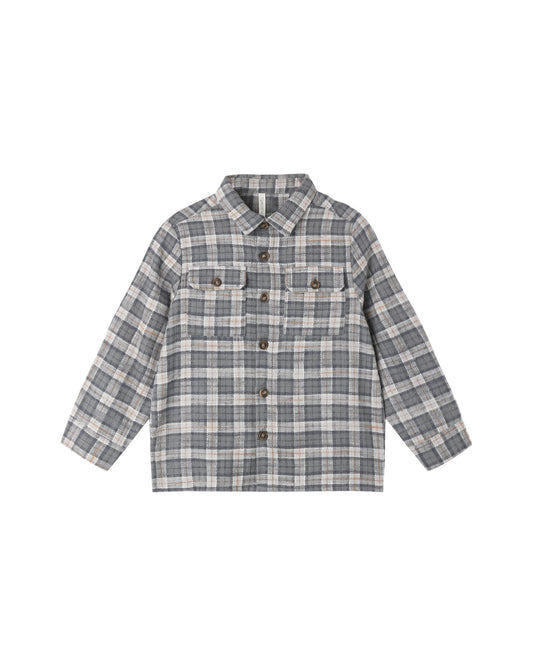 Rylee + Cru - Pocketed Flannel Shirt - Winter Plaid