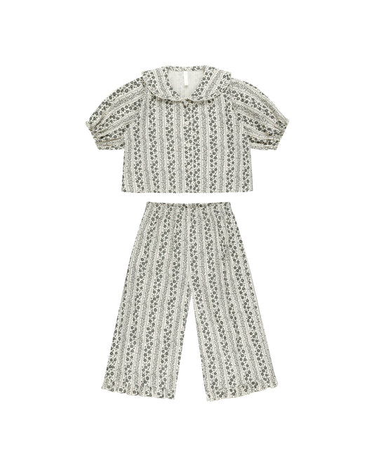 Rylee + Cru - Ruffle Pajamas - Vines