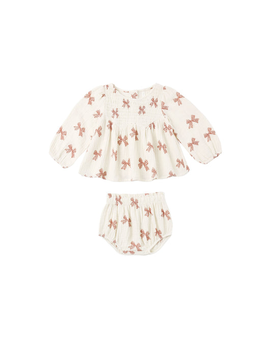 Rylee + Cru - Sophia Top + Bloomer - Peppermint Bows