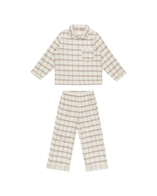 Rylee + Cru - Long Sleeve Pajamas - Holiday Plaid