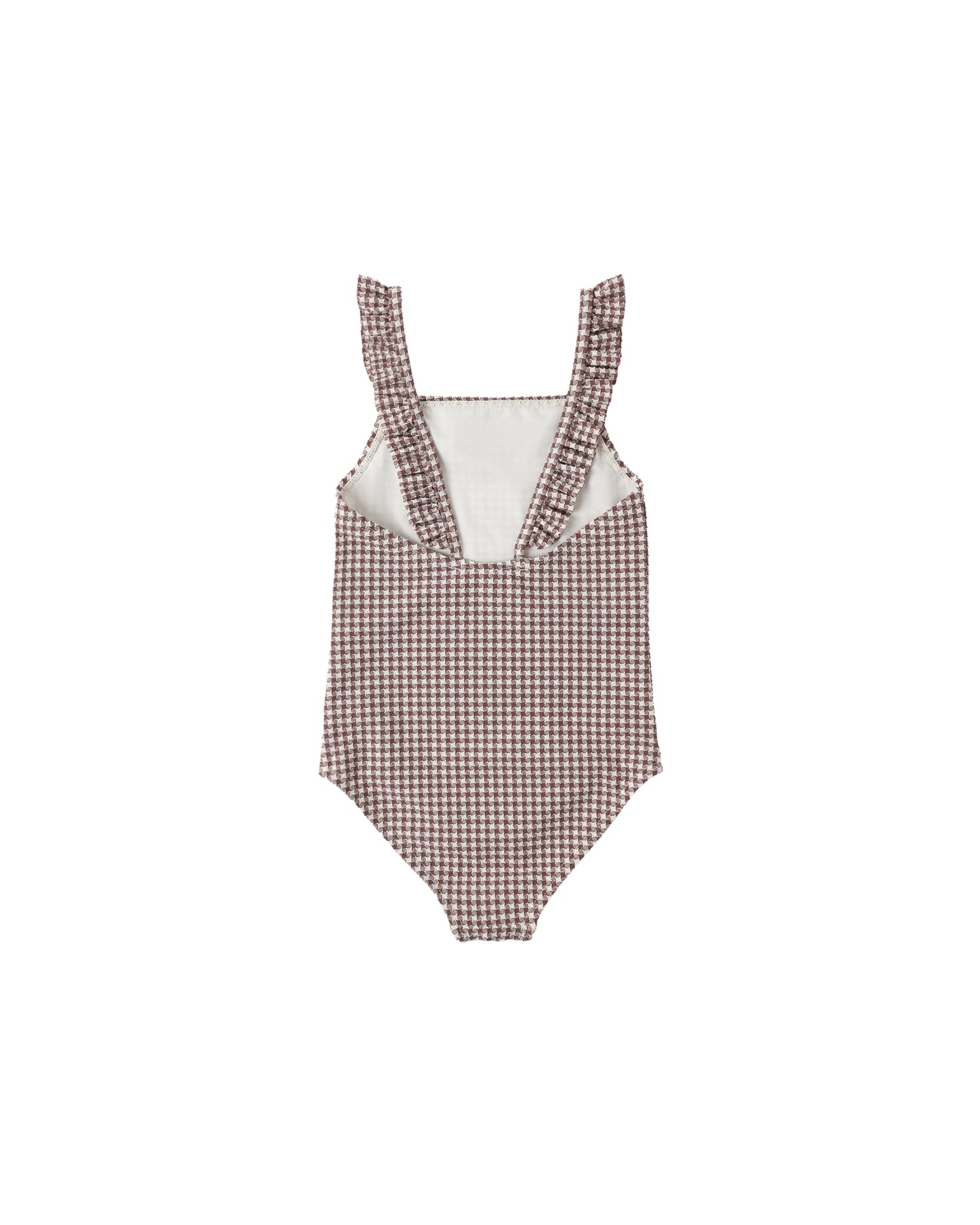 Rylee + Cru - Positano One-Piece - Chocolate Houndstooth
