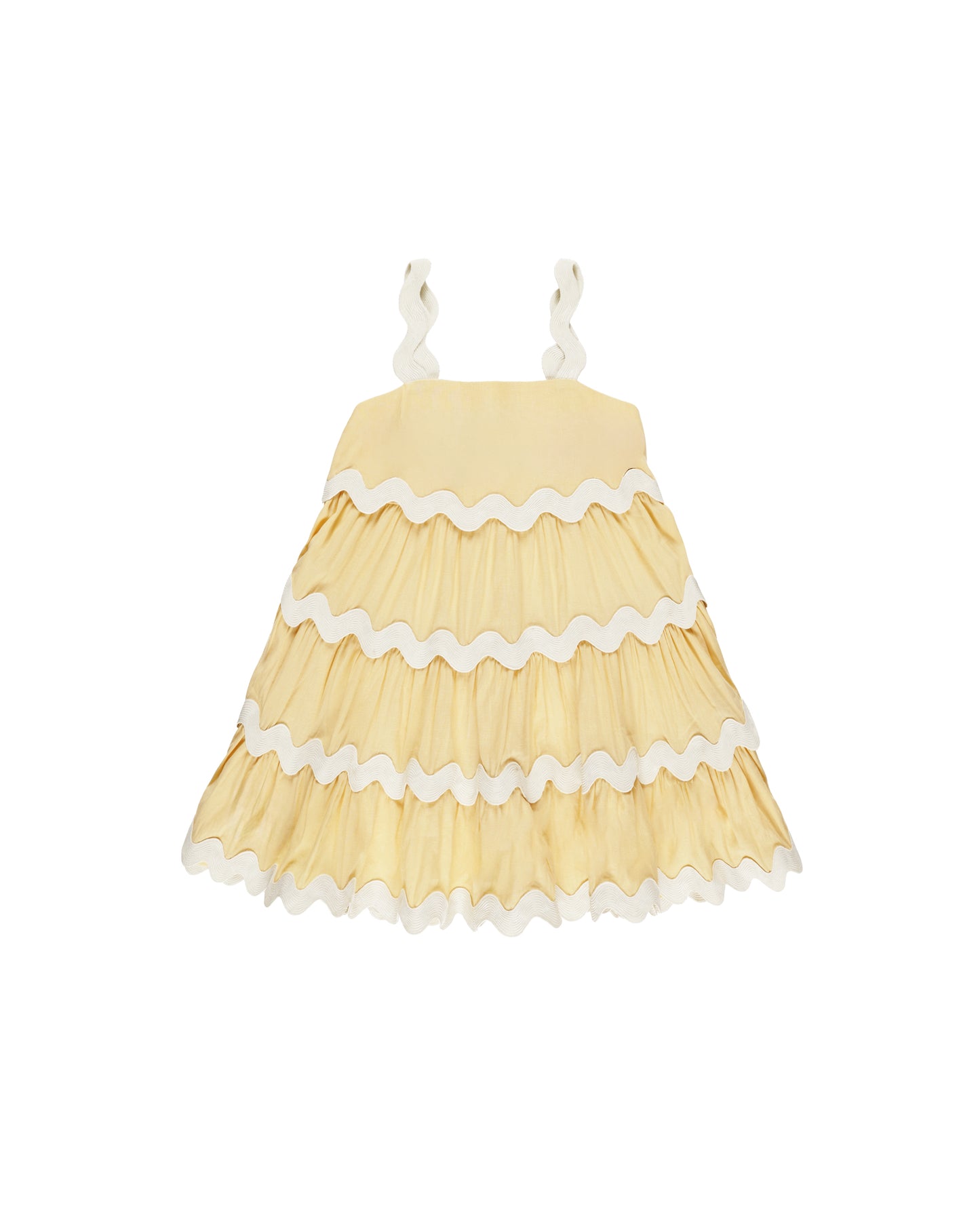 Rylee + Cru - Ric Rac Dress - Yellow