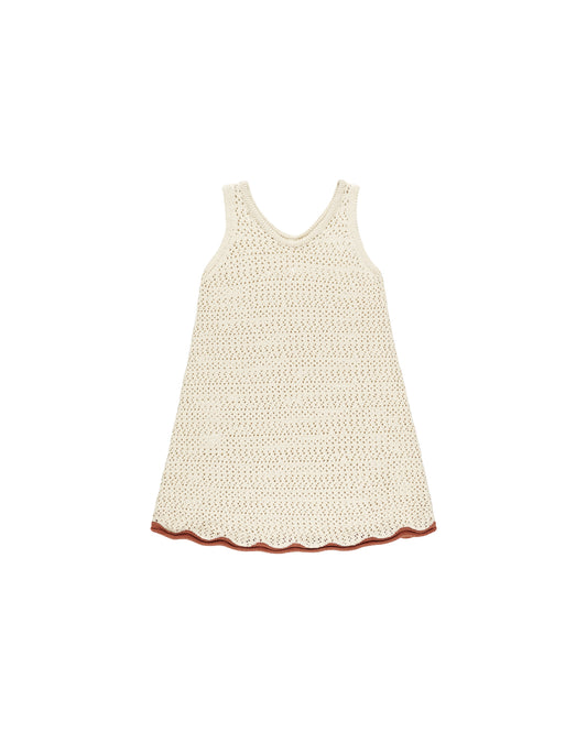 Rylee + Cru - Crochet Tank Mini Dress - Natural