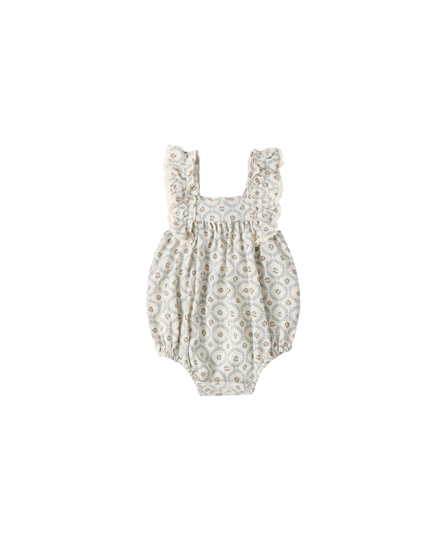 Rylee + Cru - Maya Romper - Green Fleur