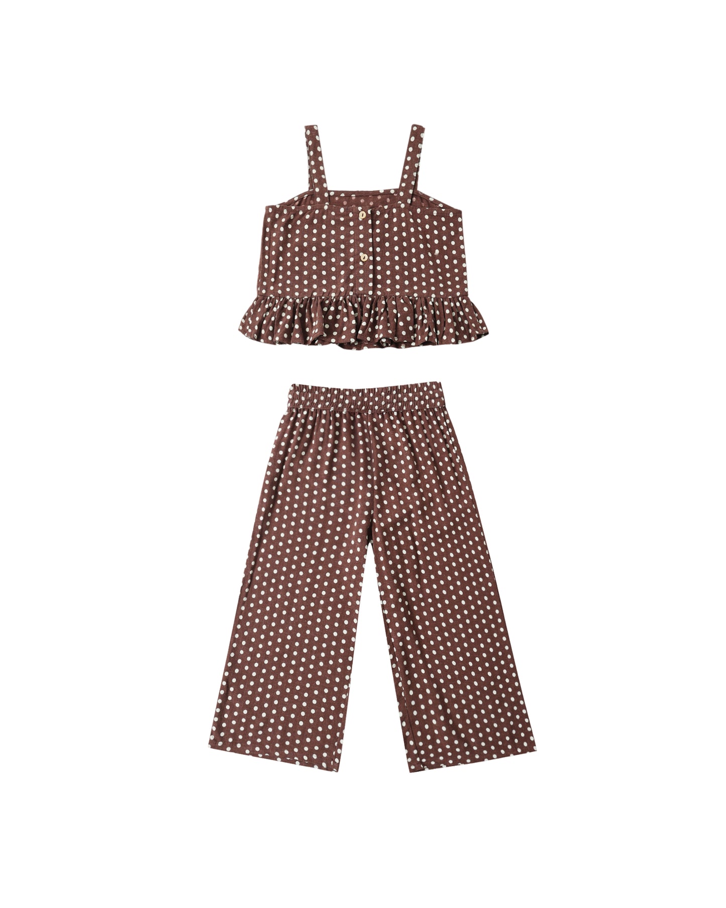 Rylee + Cru - Kayli Set - Chocolate Polka Dot
