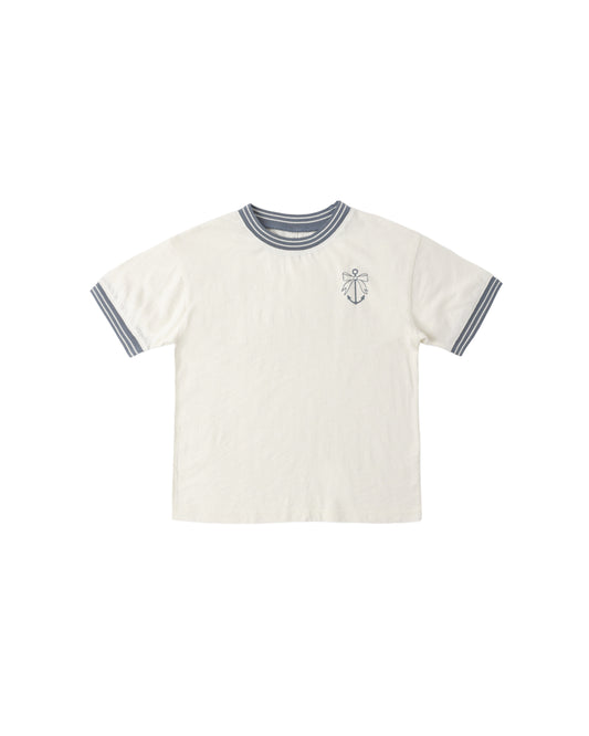 Rylee + Cru - Ringer Tee - Anchor Bow
