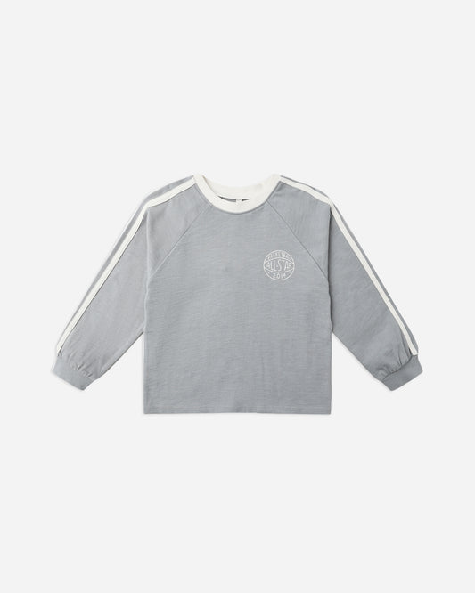 Rylee + Cru - Jersey Long Sleeve Tee - Dusty Blue