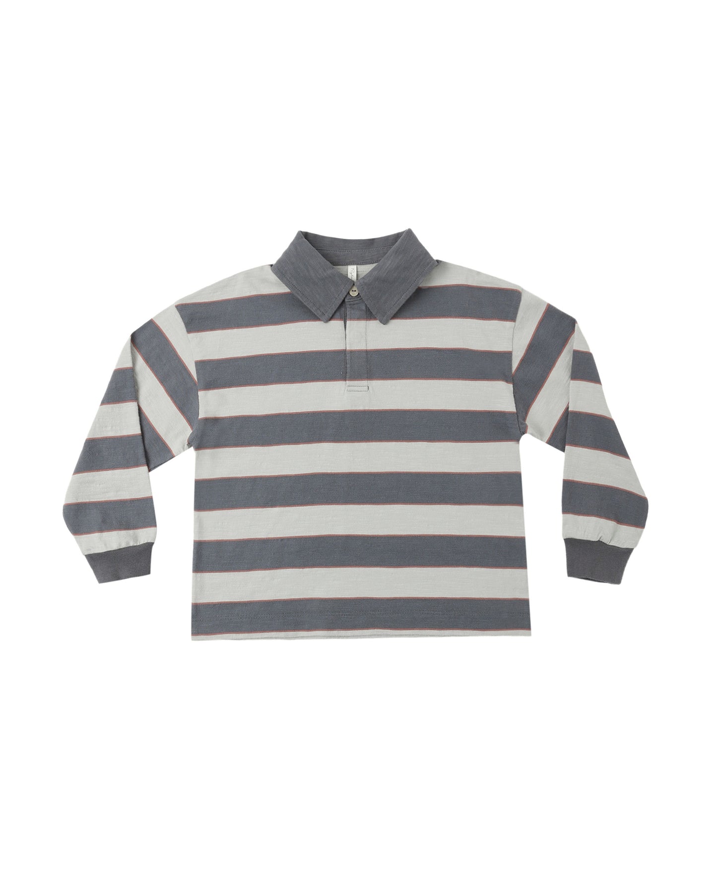 Rylee + Cru - Rugby Polo - Sage Stripe