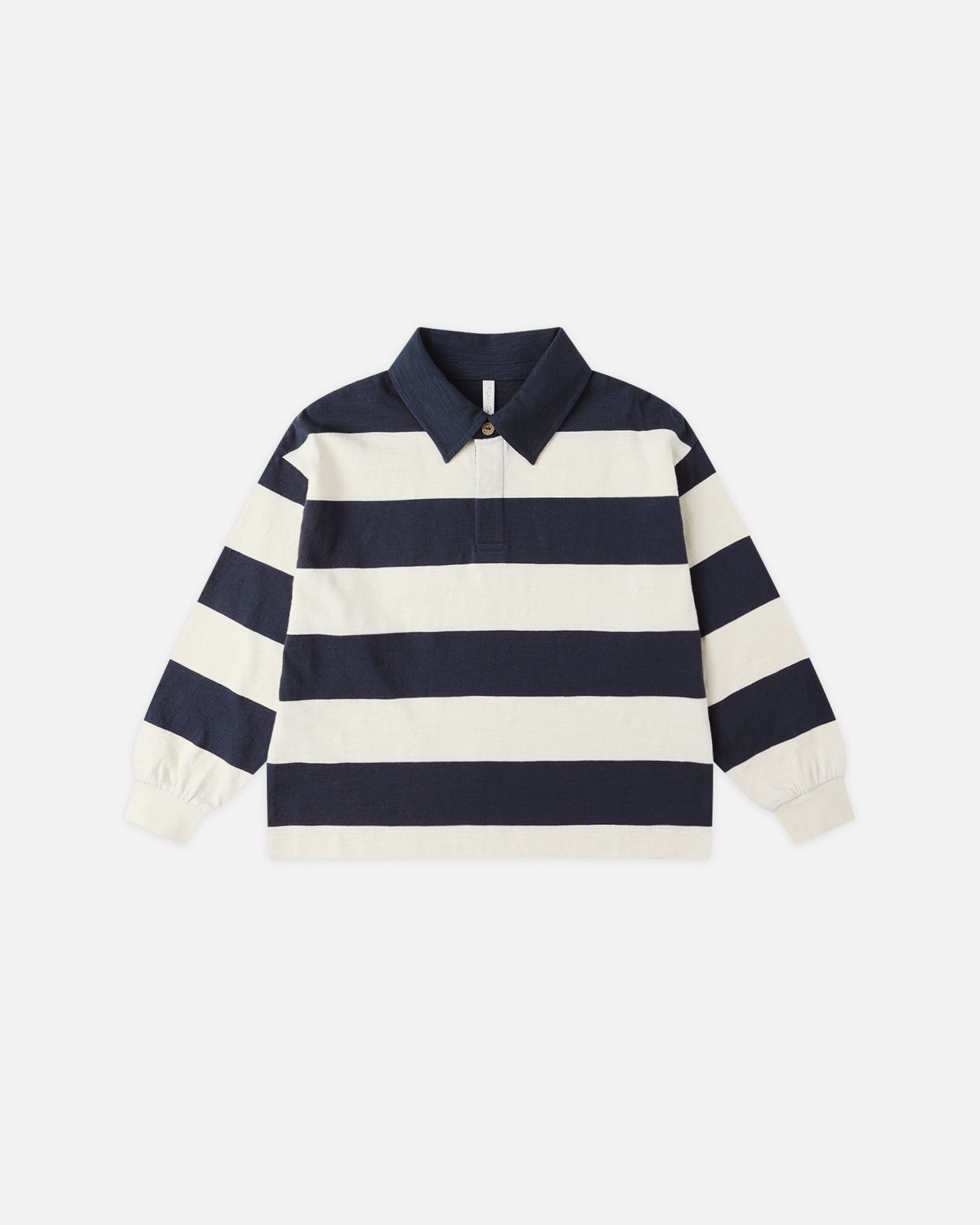 Rylee + Cru - Rugby Polo - Navy Stripe